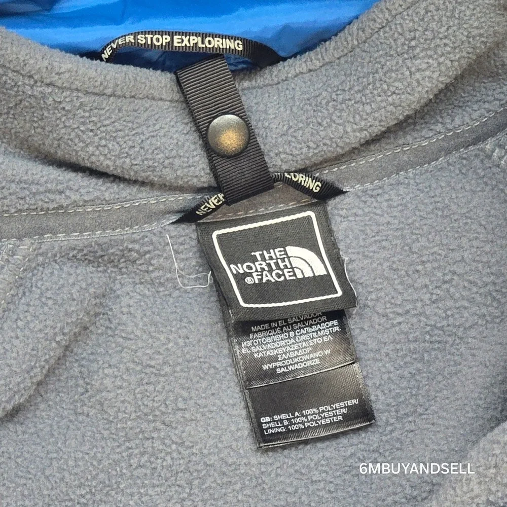 The North Face HyVent Atlas Triclimate Jacket Gray Blue LG 3-in-1‎ Large